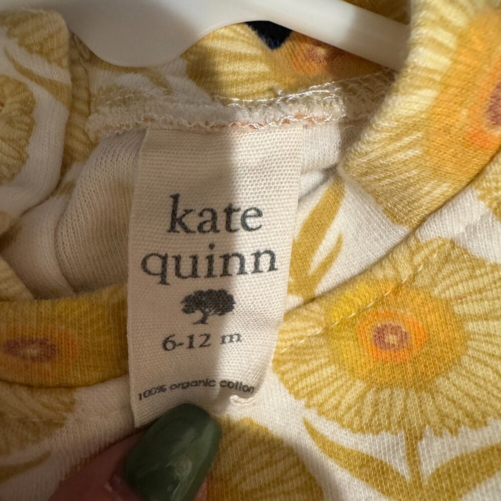 Kate Quinn sleeveless drop waist gathered top | mountain daisy 6-12m - Picture 5 of 5
